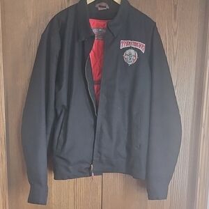 Black Embroidered Men's Jacket